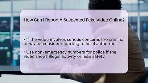 How Can I Report A Suspected Fake Video Online? - Everyday-Networking