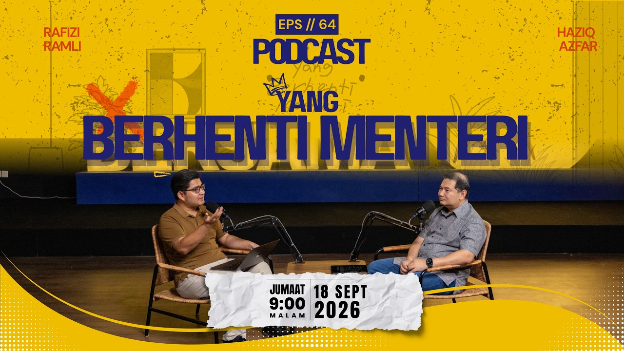 Thumbnail YouTube YBM episod 64 mengenai harga elektrik, TNB dan hubungan UMNO–PAS.