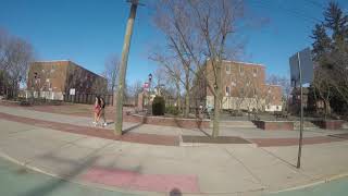 Rutgers University New Brunswick NJ College Ave Veo Ride GoPro Footage 3/12/21 - 1