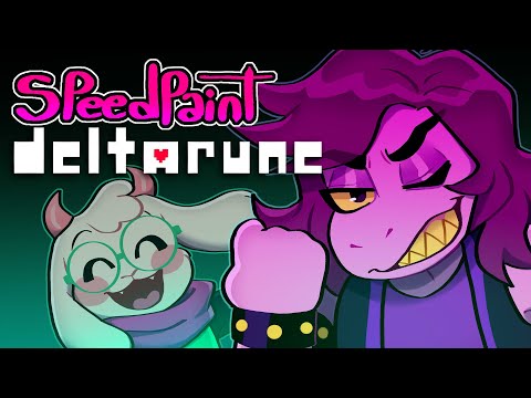 SpeedPaint | Fanart Deltarune + música Lofi
