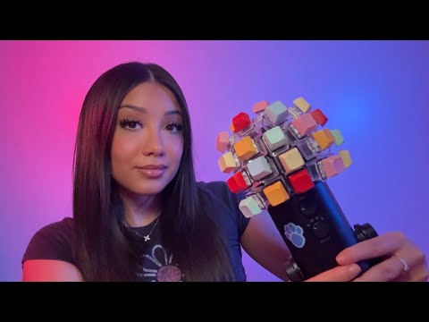 THIS ASMR TRIGGER TOOK ME HOURS TO MAKE ⌨️ Keyboard Mic Cover (Please watch :))