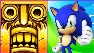 Temple Run Vs Sonic Dash Android ios Gameplay walkthrough Part 01