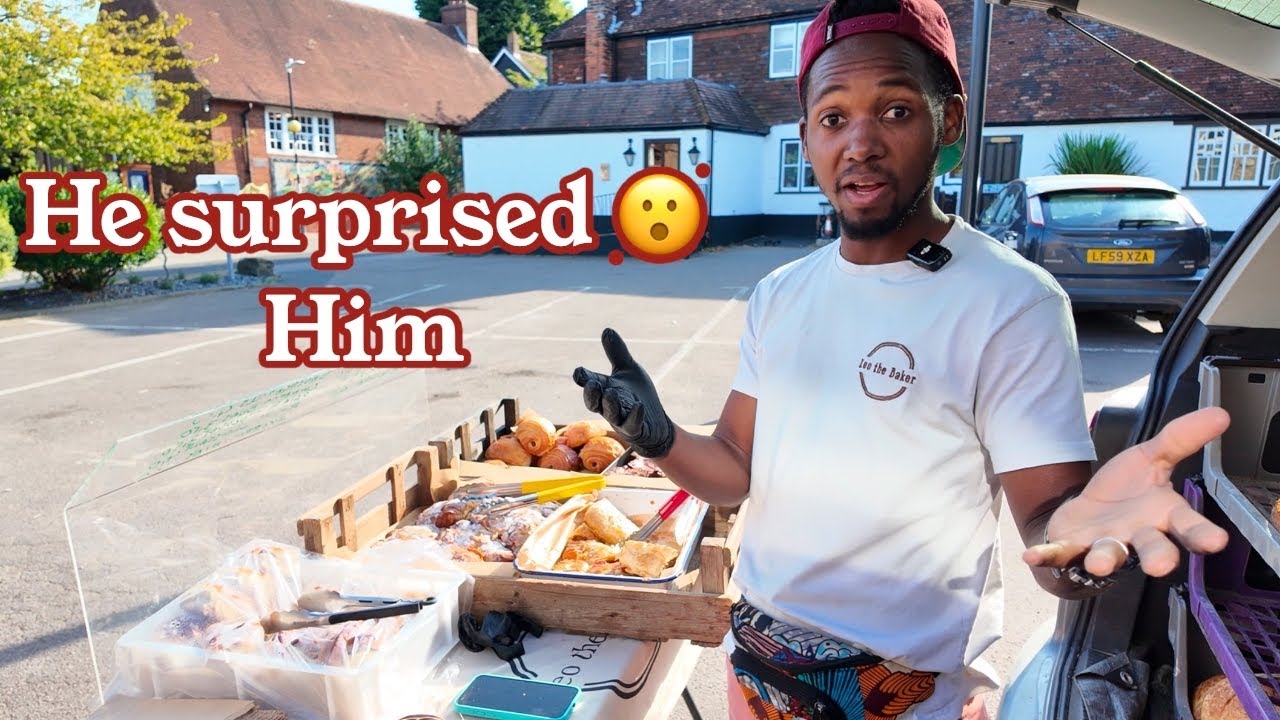 He Surprised One of the Most Loyal Customers at my bakery  Pop-Up 🙏🏾