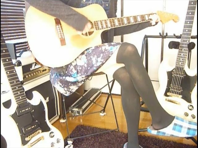 化物語次回予告メドレー A ギター Guitar Cover By Mukuchi Youtube