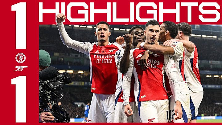 HIGHLIGHTS | Chelsea vs Arsenal (1-1) | Premier League | Martinelli scores in London derby draw