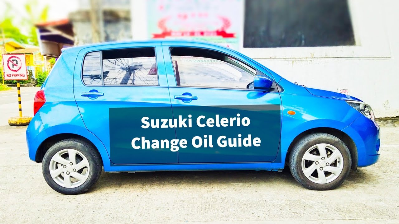 change oil on Suzuki Celerio manual YouTube