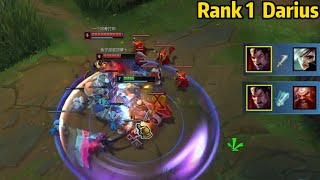 Rank 1 Darius: Do NOT Gank a Darius Main...