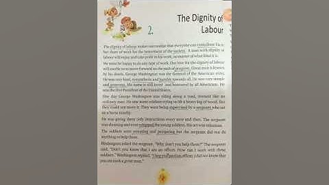 Class III/English Literature/Chapter 2 - The Dignity of Labour
