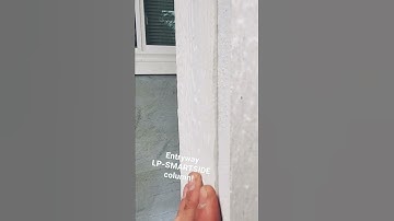 SIDING: LP-SMARTSIDE column for entryway or porch.