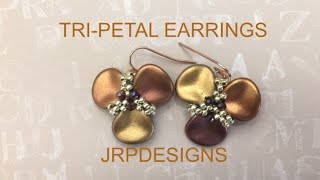 Tri-Petal Earrings and Sept Best Bead Box unboxing
