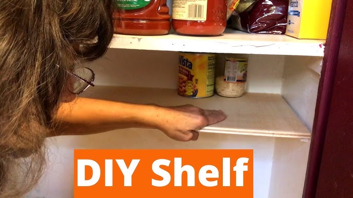 How to Add Extra Shelves to Kitchen Cabinets - H2OBungalow