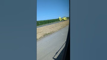 Yorkshire air ambulance ( A1079 York to hull road) 🫡👍👊🫡