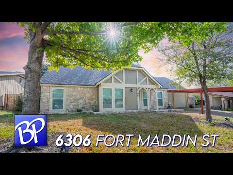 6306 Fort Maddin St, San Antonio, TX home video tour