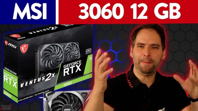 MSI RTX3060 VENTUS 2X OC / Gameplay BENCHMARK in 5 games - YouTube