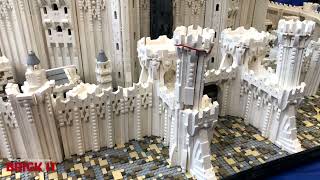 Giant LEGO® Minas Tirith with about 100.000 pieces