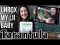 We adopted a baby TARANTULA!! | unbox and set up it&#39;s tiny home { caribena versicolor }