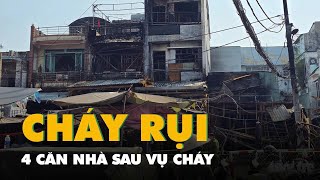 Vụ Cháy N Chợ Nhị Thiên Đường, Phường Bình Đông 4 Căn Nhà Bị Thiêu Rụi Hoàn Toàn