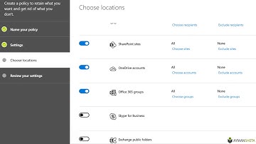 Microsoft Teams - Create a new retention policy for a single team