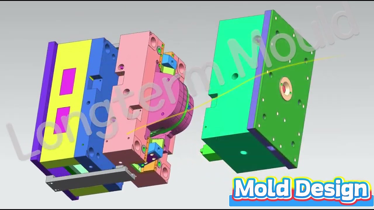 Longterm Mould specializes in mold manufacturing and design for foreign trade. #molddesign #molding