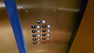 Modernized Vintage 1948 Westinghouse Traction Elevators at 5757 Wilshire Blvd Los Angeles, CA