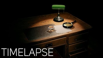 Making a Detective Desk | TIMELAPSE | Substance 3D Painter