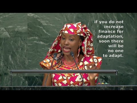 Hindou Oumarou Ibrahim, AFPAT, Chad, speaks at United Nations ...