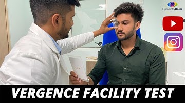 Vergence Facility Test || 3 Prism BI & 12 Prism BO test || 3PD BI & 12 PD BO test