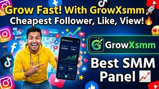 GrowXsmm SMM Panel 2026 🤯 | Instagram Par Followers Kaise Badhaye | 100% Smm Safe Followers App 🔥 screenshot 3