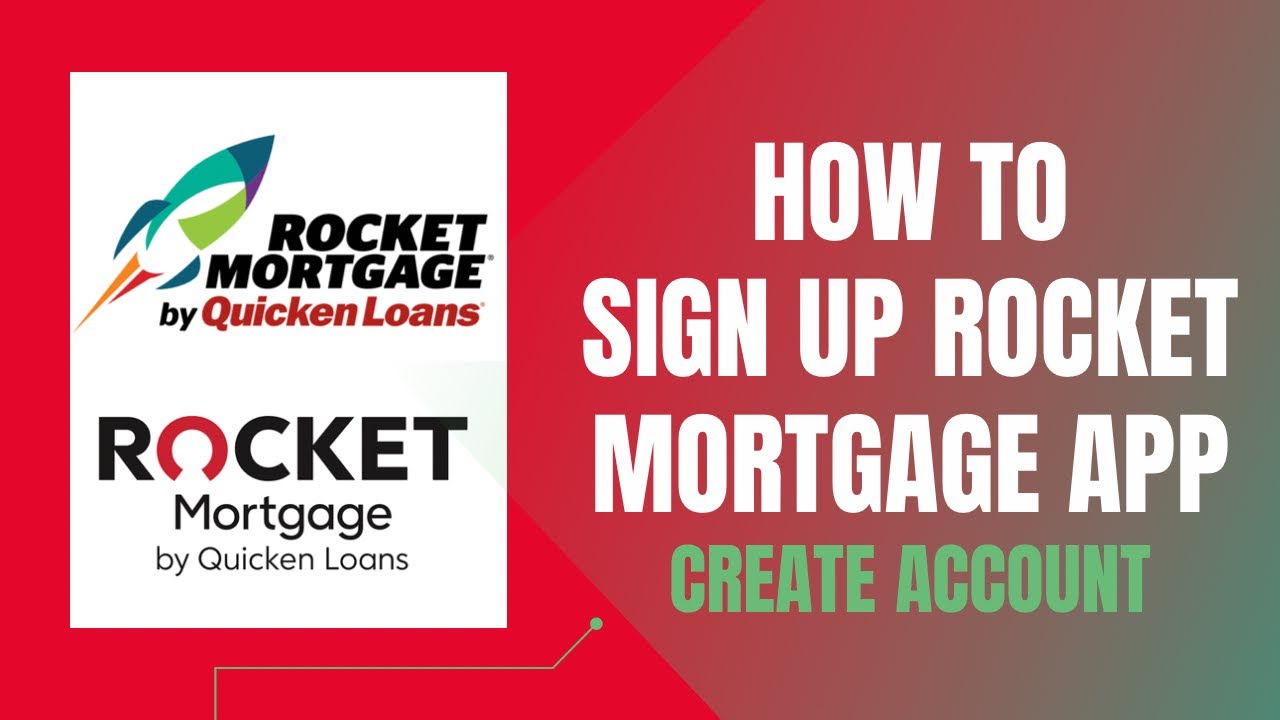 How to Create Account on Rocket Mortgage Sign Up Rocket Mortgage App