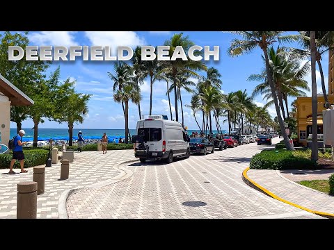 Walking Deerfield Beach, Florida in August 2022