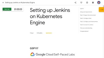 Setting up Jenkins on Kubernetes Engine GSP117