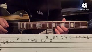 Slash licks to practice #2 with tabs