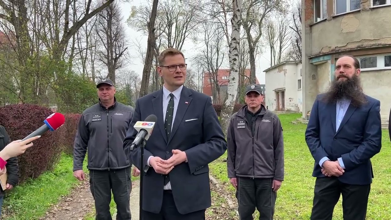 Racibórz. Konferencja M. Wosia w sprawie nowej strzelnicy dla ZK Racibórz