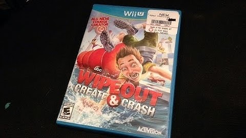 Wipeout: Create & Crash unboxing [Wii U]
