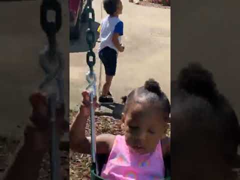 On The Playground With My Grandkids
