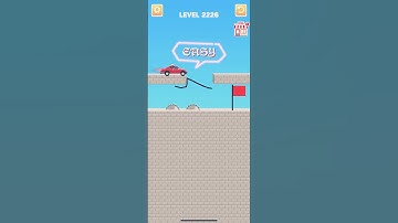 Draw bridge puzzle game level 2226 #drawing #game #Shorts
