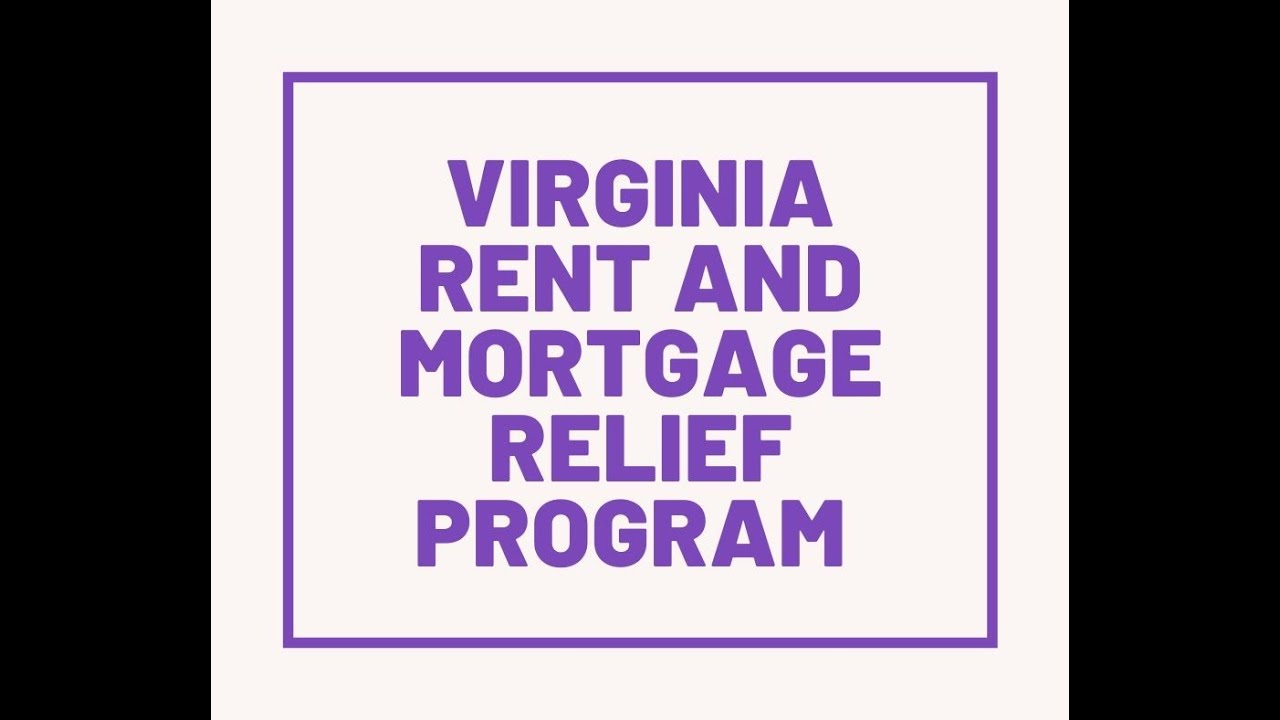 Virginia Rent And Mortgage Relief Program YouTube