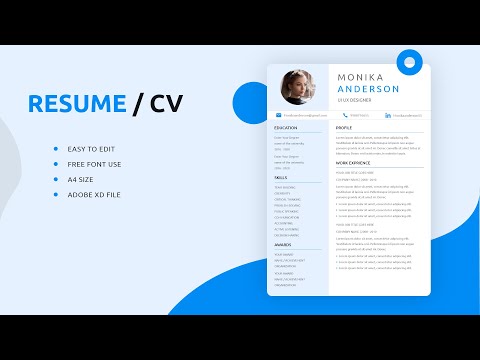 Adobe-XD-|-How-to-Create-professional-CV-Resume-PDF-file-in-XD---tutorial-|-ह