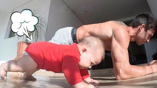 Funny Dad and Babies Naughty | Funny Baby Videos #5 by Lovers Baby 12,380 views 1 year ago 2 minutes, 39 seconds