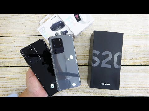 Samsung Galaxy S20 Ultra unboxing and promotional gifts