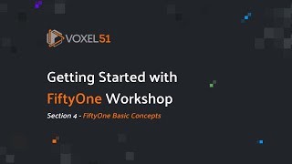 Getting Started with FiftyOne Computer Vision Workshop: Section 4 - Basic Concepts