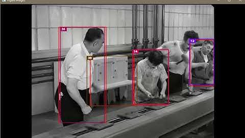 Visual Tracking Test with DeepSORT