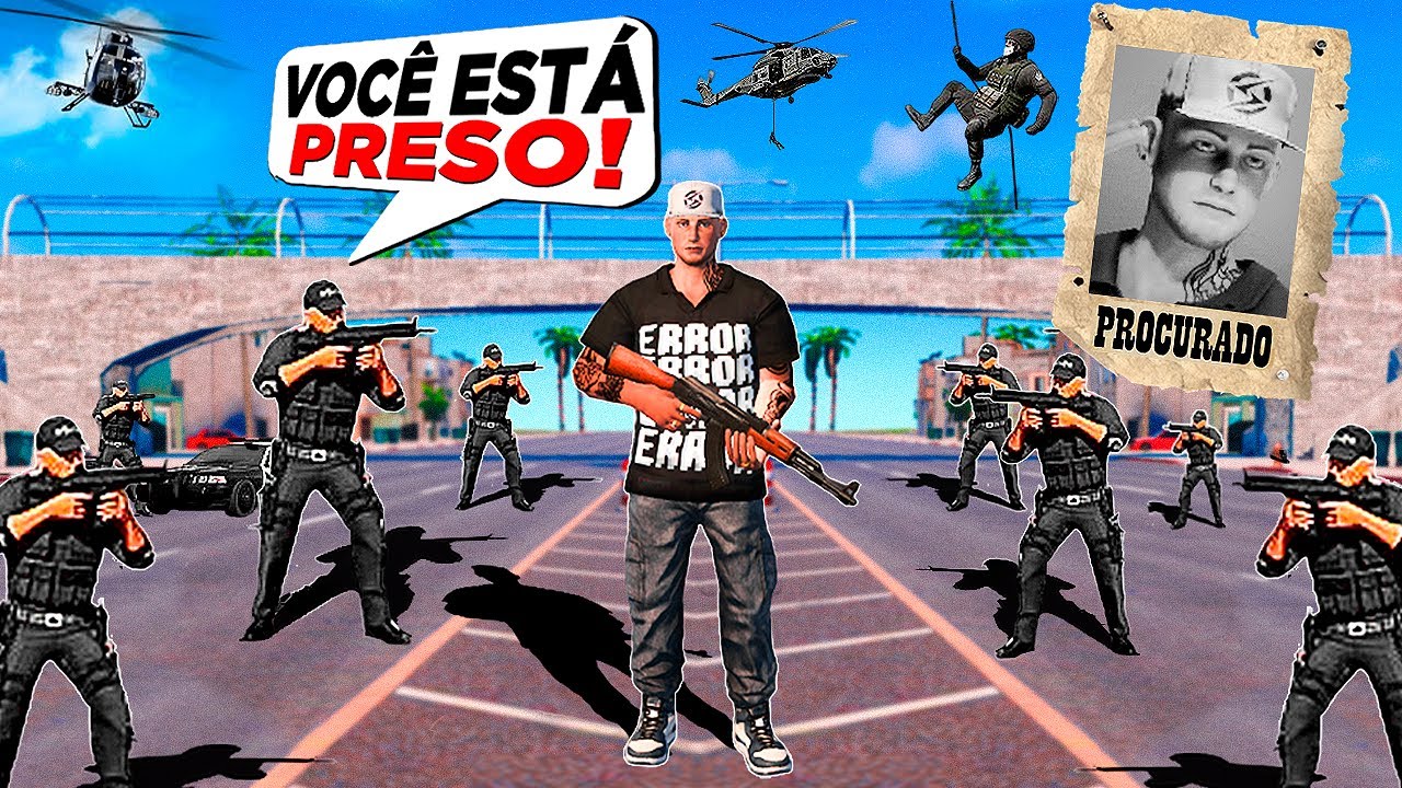 TÔ SENDO PROCURADO POR TODA POLÍCIA no RP!😡(One State RP)