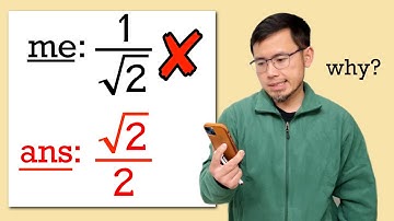 Algebra teachers always want us to "rationalize the denominator", but why?