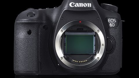 canon eos 6d video settings