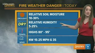 Wednesday Weather: Extreme fire danger with hot, dry, and breezy conditions