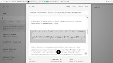 Clicking & Dragging Images on Squarespace Blog Post
