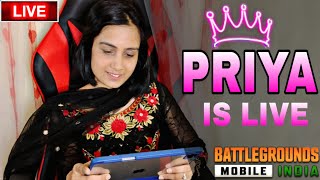 Priya Is Live Bgmi Live Custom Room Live Bgmi Priya Gaming 27