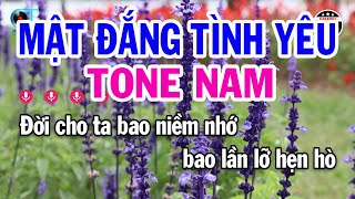 Karaoke Mật Đắng Tình Yêu Tone Nam ( Em ) Nhạc Sống Kim Liễu