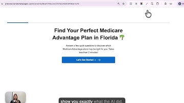 Create a Medicare Quiz Funnel With AI in One Prompt